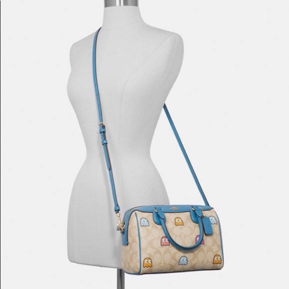 💙Ⓜ️💙Coach Mini Bennett Pac-Man Ghost Print - Picture 7 of 8